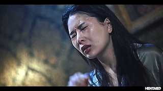 Live Action Hentai Monster Sex - Innocent Asian Schoolgirl Fucked by Horny Anime Witch