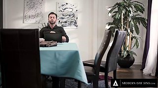 MODERN-DAY SINS - Sneaky Husband Bangs His Busty Wife Rachael Cavalli After Fucking His MISTRESS