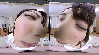 Nurse wearing white pantyhose 8 Japanese Clothed VR: Blowjob, Fetish  Virtual Reality Porn
