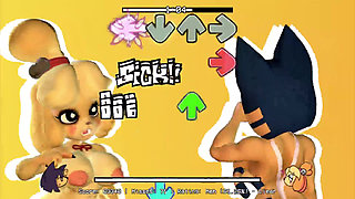 Friday Night Funkin With A THICK CHICA, ANKHA, AND ISABELLE!!! - Smoked Soul RE-LEWDED (Ft. Gumi)
