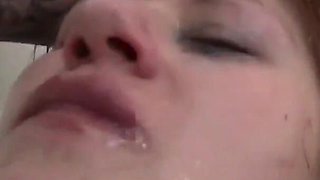 Lucy Bell at the hairdresser's doesn't want to play the bill and he fucks her in her eager holes