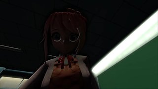DDLC girls farting animation