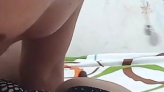 Bride in Black Lingerie