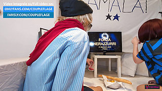 INTERNATIONAL humiliation! Nerazzurri fan ASSFUCKED by a big French cock during the CUP FINAL!