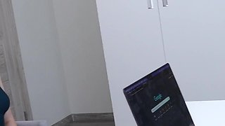 Wow! the Job Interview Was Very Successful and Now Two Guys Are Fucking Me Hard with Their Huge Cocks on a Cheap Office Couch!