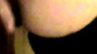 Italian Amateur Fingers Ass on Webcam