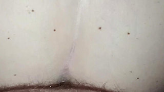 BBW Milf wife squirts with wand before sucking and riding cock