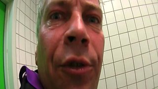Horny Fuck in a Public Toilet