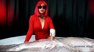 Tightly Wrapped and Ruined - Mummified Edging Femdom Handjob