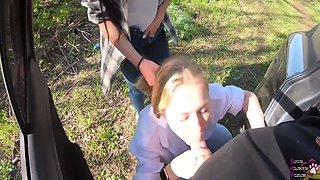 Girlfriend Loses Rock-paper-scissors And Have To Suck Off Fellow Traveler - Epic Facial - Black Lynn, Simon Winternight And Vicky Sixxx