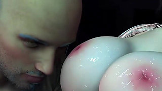 3D Big Boobs College Slut Got Fucked by Her Old Teacher