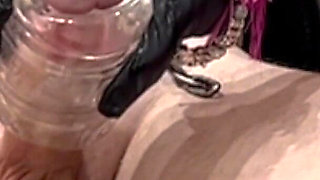 Restrained to an Office Chair, Unlocked Then Wanked to a Frustrating Ruined Orgasm