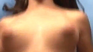 Mora has fun with two cocks