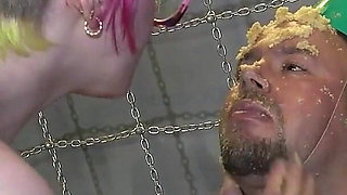 Humiliated with Birthday Cake