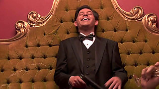 Party in sexy lingerie