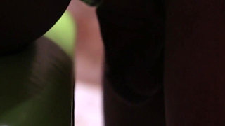 Little Lovet batthroom fucks her boss with panties on.mp4