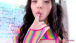 Cecelia Taylor Teen Cute Brunette Skinny Small Tits Fucked Blowjob POV