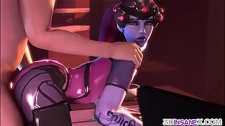 3d animation sex scenes with heroes from games