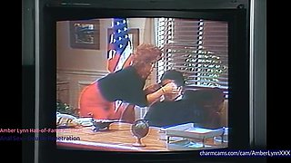 Amber Lynn in stockings banged  cummed