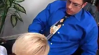 Leah Jaye Sucks Her Teacher's Cock