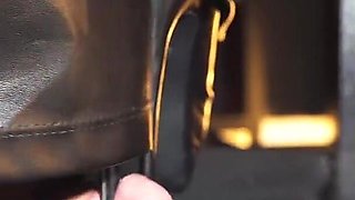 Leather Boot Domination: Stiletto Trampling and Nylon Fetish