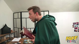 Faux Hostel - Jizz Shots & Dragons game with amazon and elf warriors and joy three-way act