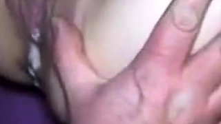 Gangbang Creampie mit einem deutschen Amateur
