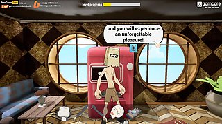 Tit-banging handjob and creampie from Porngamezone