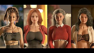 Get ready for stunning lingerie-clad fit girls in this animated adventure by Loveskysan69real
