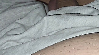 Step mom hand slip on step son ass being naked attraction in her bed