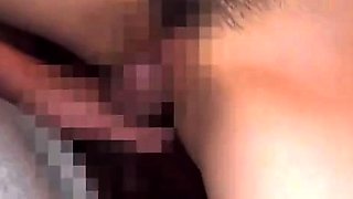 Cute amateur asian gives a wet blowjob