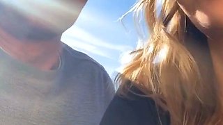 Big tit girlfriend ass toyed before anal