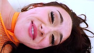 Interracial blowjob fuck jerk and facial at gloryhole