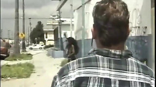 Black and white pussy licking big cock sucking in 69 position