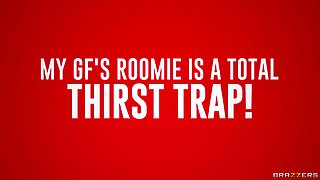 My Gf™S Roomie Is A Total Thirst Trap! With Harley Haze, Apollo Banks, Sarah Arabic - Brazzers