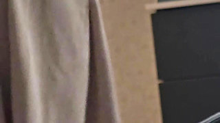Stepmom naked in stepson room try new dress