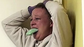 Naughty mouth swabbed out with soap