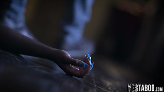 Petite ebony mommy ghost fucks BWC ex BF