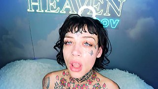 she can't show her face in heaven again