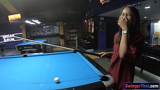 Big butt Thai bar girl massage bj