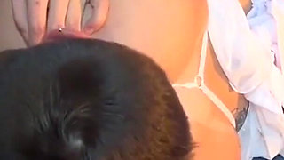 Redhead Nurse with Green Eyes Sucks Horny and Takes Deep Anal and Cum on Her Face