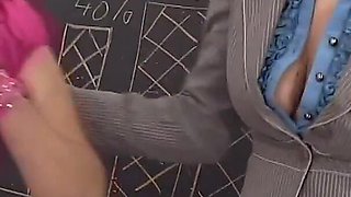Nathaly Cherie punishes Gina Devine by inserting a sex toy in her ass then her whole hand in her pussy