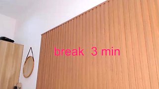 Big Tits Tranny Strokes her Big Cock
