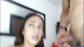 Cute latina and boyfriend webcam models: Big Ass, Blowjob  Amateur Porn