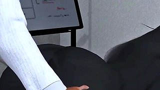 Beauty Leader Threesome Her Co-worker (p1) - 3D Animation Hentai
