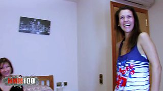 Porn Casting Shy young spanish babe Clara Bru in her first porn video