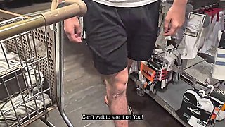 Personal shopping with devoted fan leads to oral fun in the changing room