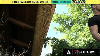 Twenty one sextury - big titted beauty Sasha Rose is ready to take a hard pecker in her little booty!