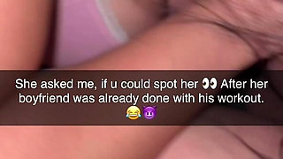 Snapchat Story 18 Year Old Taken Girl in Gym with Hot Blowjob