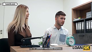 LOAN4K. Couple came to get a loan and wife decided to fuck with a manager. Hot sex with Baby Coco & Stanley Johnson